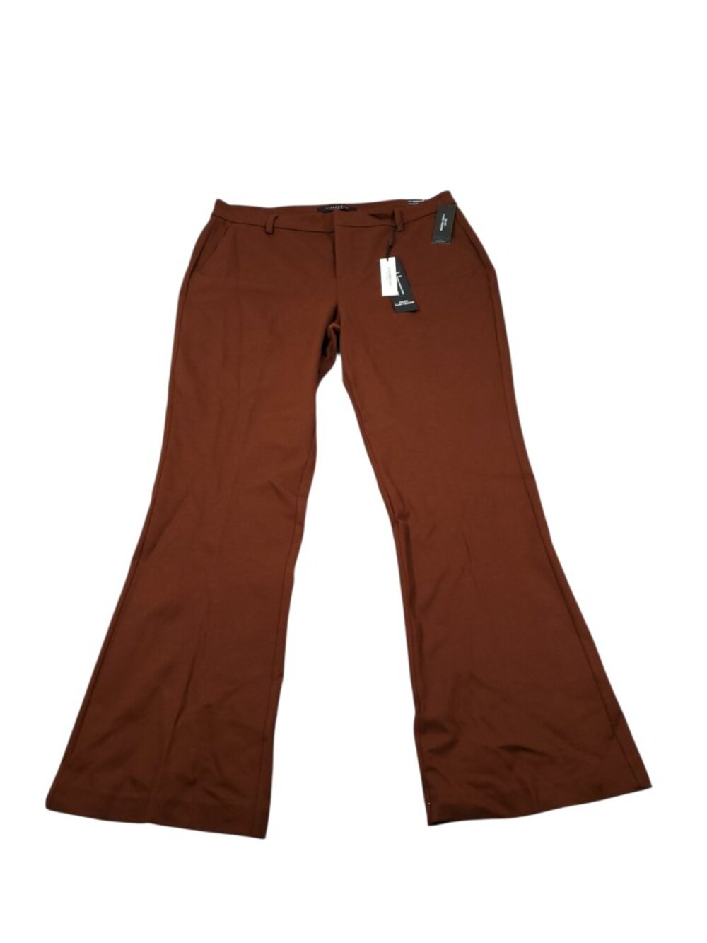 Liverpool Kelsey Flare Trouser Women's Pants Brown Rich Mahogany Size 14 32